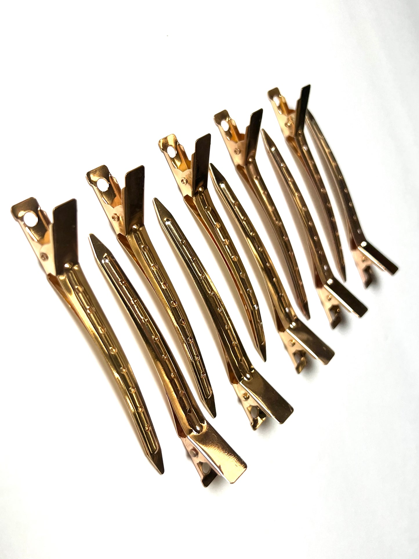 Single Prong 3.5in Gold Clip - 10pc