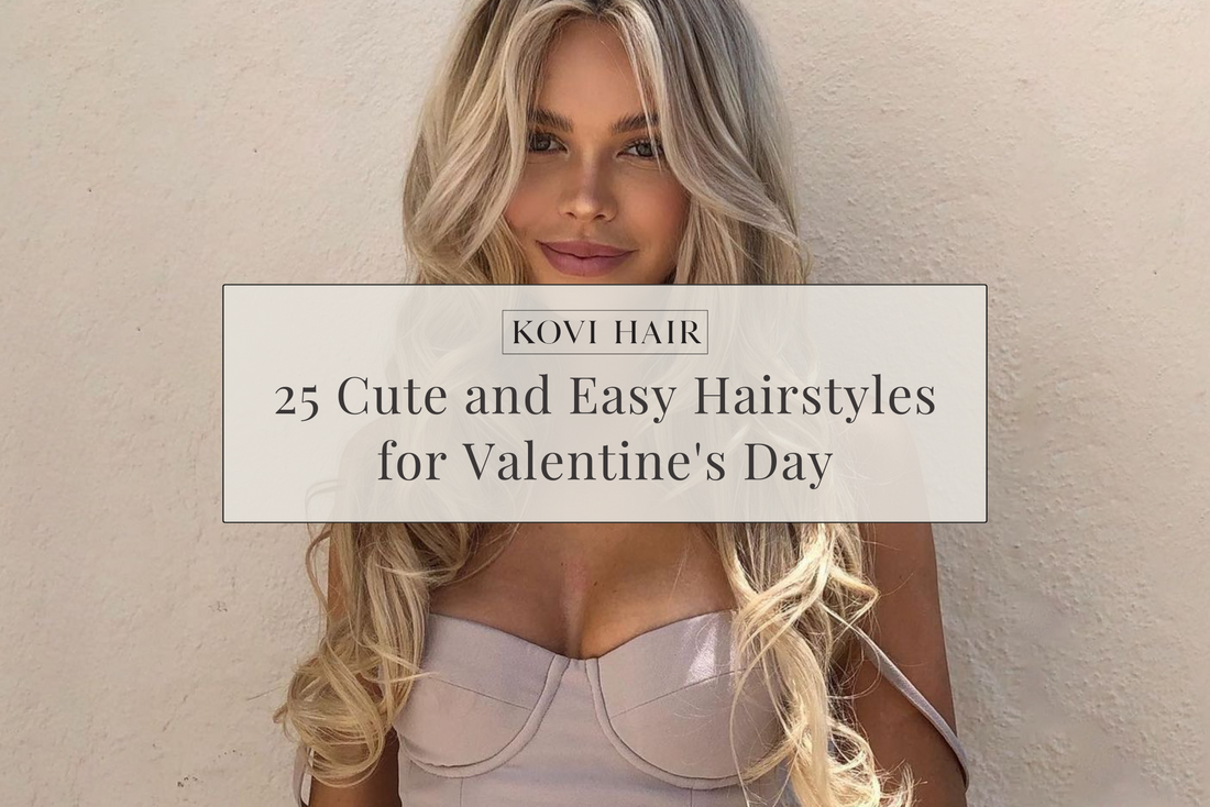 25 Cute and Easy Hairstyles for Valentine's Day
