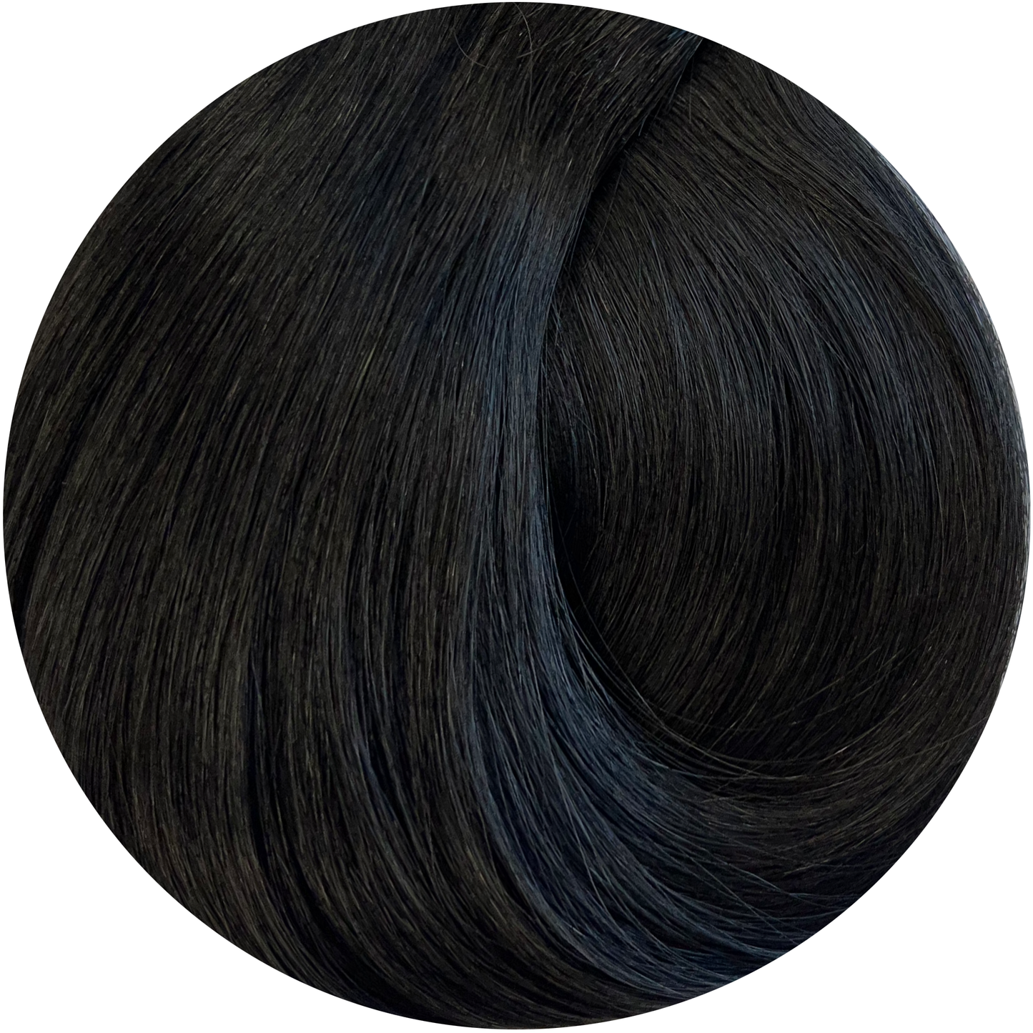 Noir is KOVI’s  deepest, most intense black, falling into Level 1 on the Redken color scale. This striking shade is rich with depth and mystery, offering a true black that reflects minimal light for a sleek, sophisticated finish.