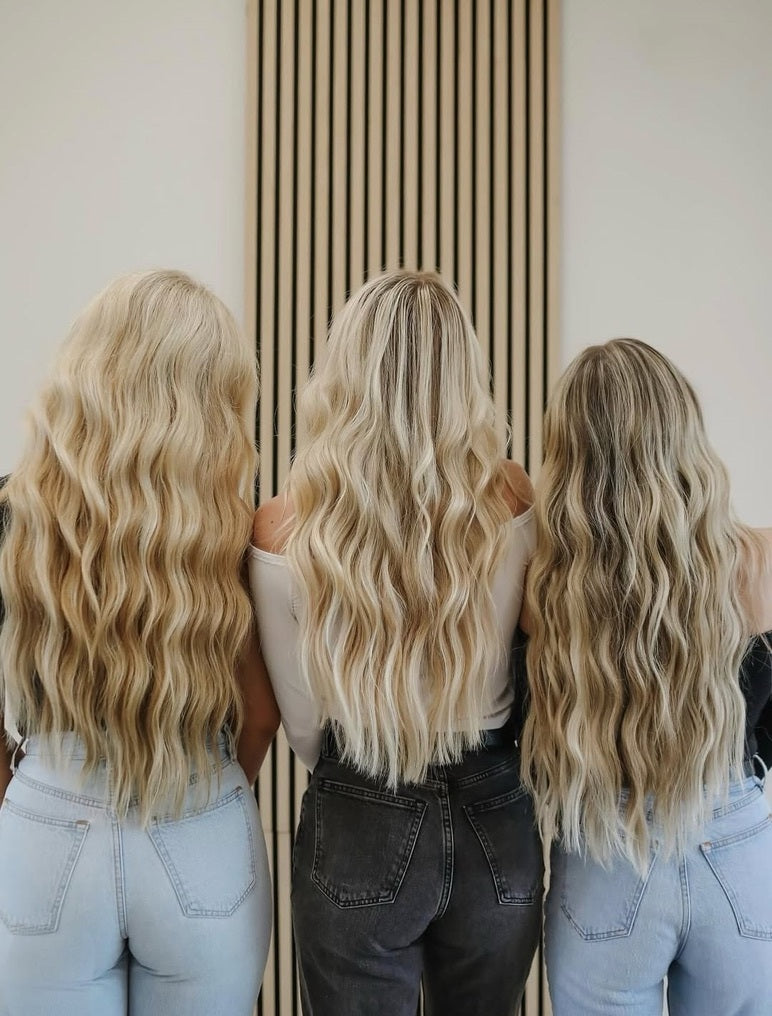 Professional Hair Extension Installation